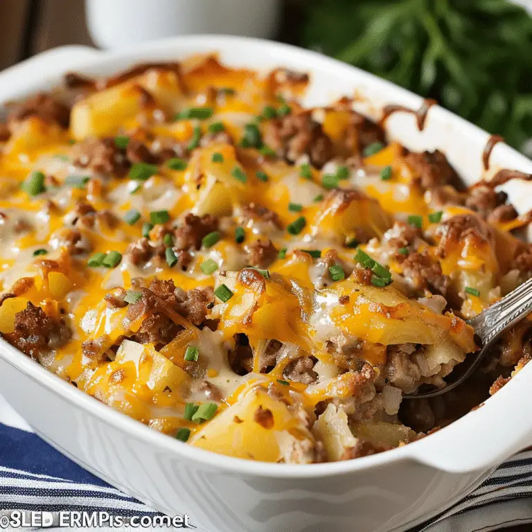 Hamburger Potato Casserole Recipe - avarecipes.com