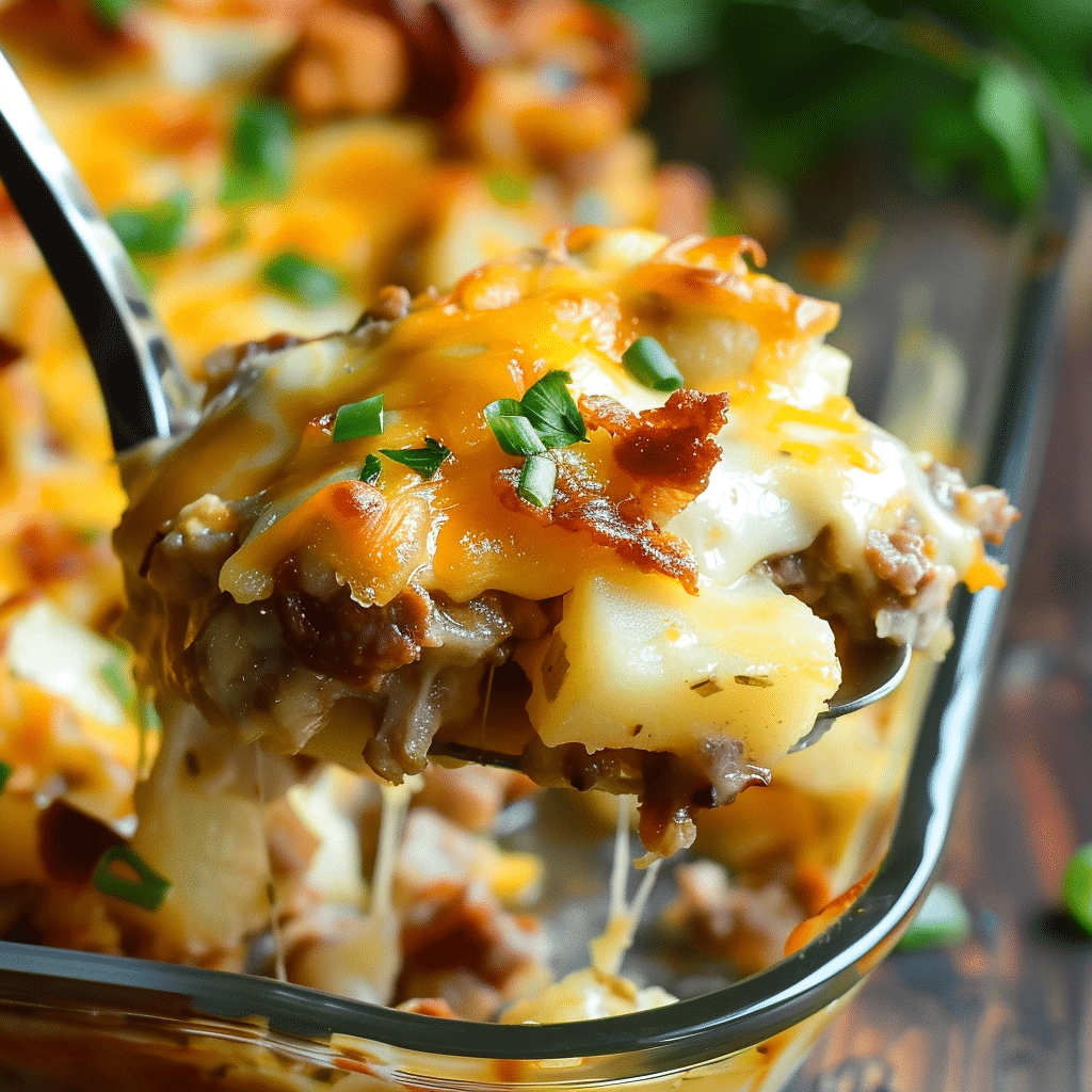 Hamburger Potato Casserole Recipe - avarecipes.com