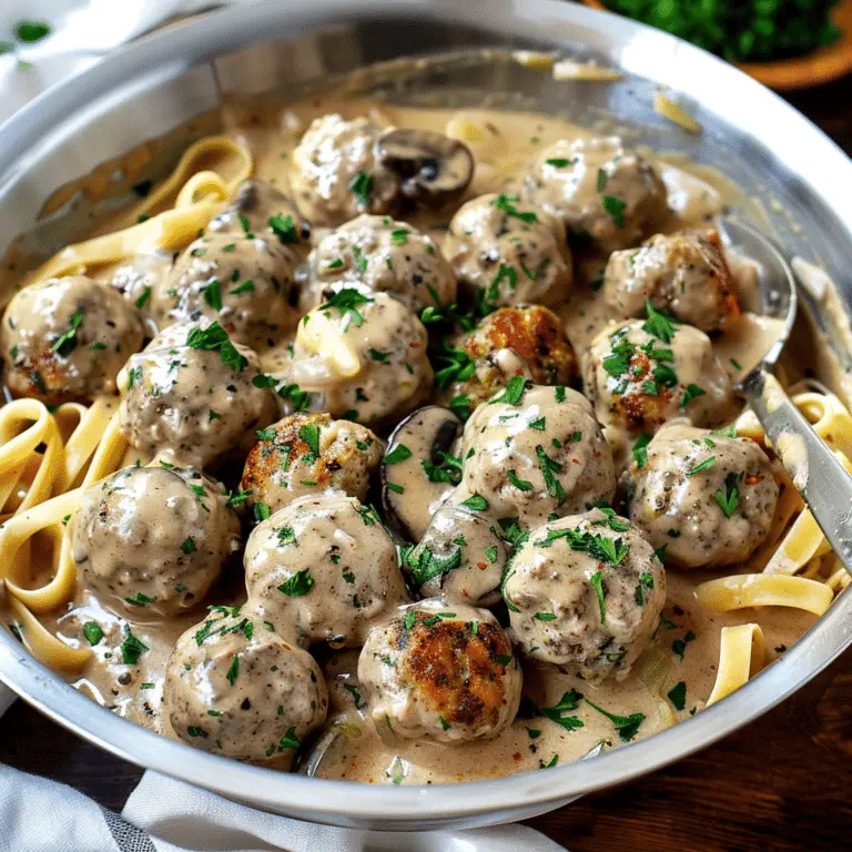 Meatball Stroganoff Recipe - avarecipes.com