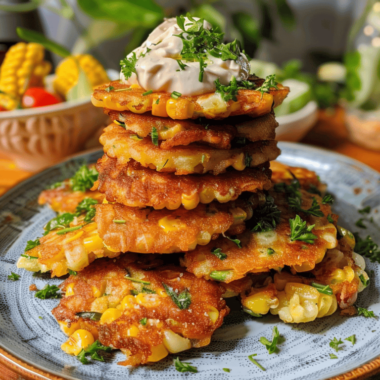 Quick And Easy Corn Fritters Recipe - avarecipes.com