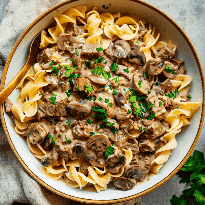 Simple Beef Stroganoff Recipe