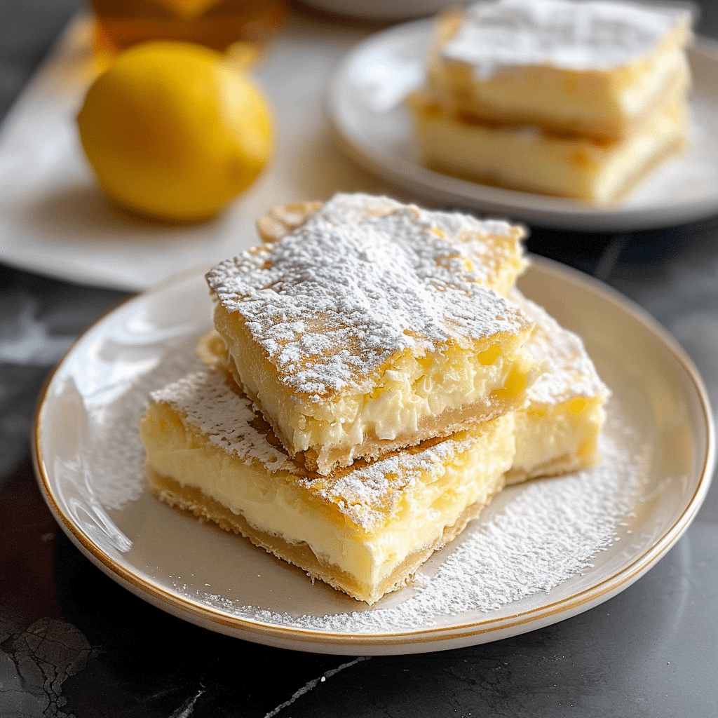 Vanilla Custard Cream Squares Recipe - avarecipes.com