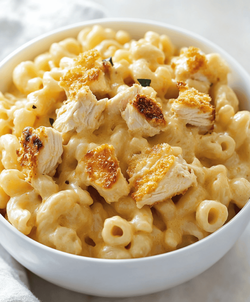 Chicken Mac And Cheese Recipe - avarecipes.com
