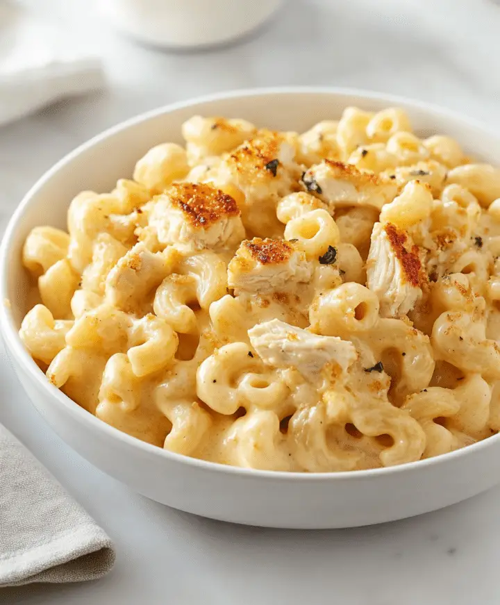 Chicken Mac And Cheese Recipe - avarecipes.com